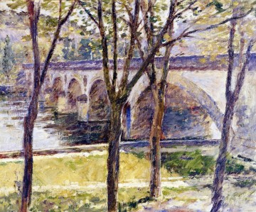 ジヴェルニー近くの橋 セオドア・ロビンソン Oil Paintings